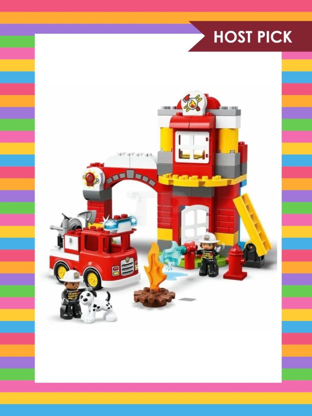 Lego Duplo Fire Station (10903) - Complete Set!